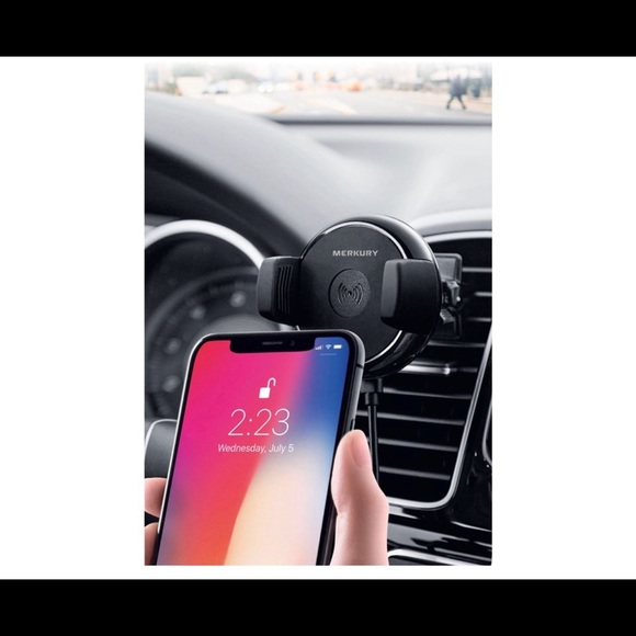 Merkury Wireless Charger POWER MOUNT for Car Air Vent - Picture 4 of 5